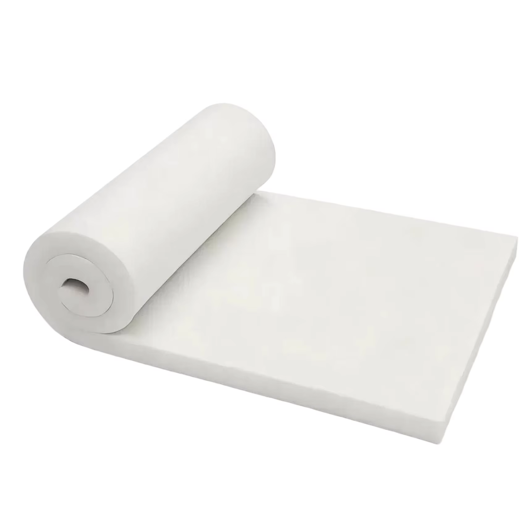 Éponge en mousse blanche haute densité 45D, coussin en mousse personnalisable, rembourrage de rempla