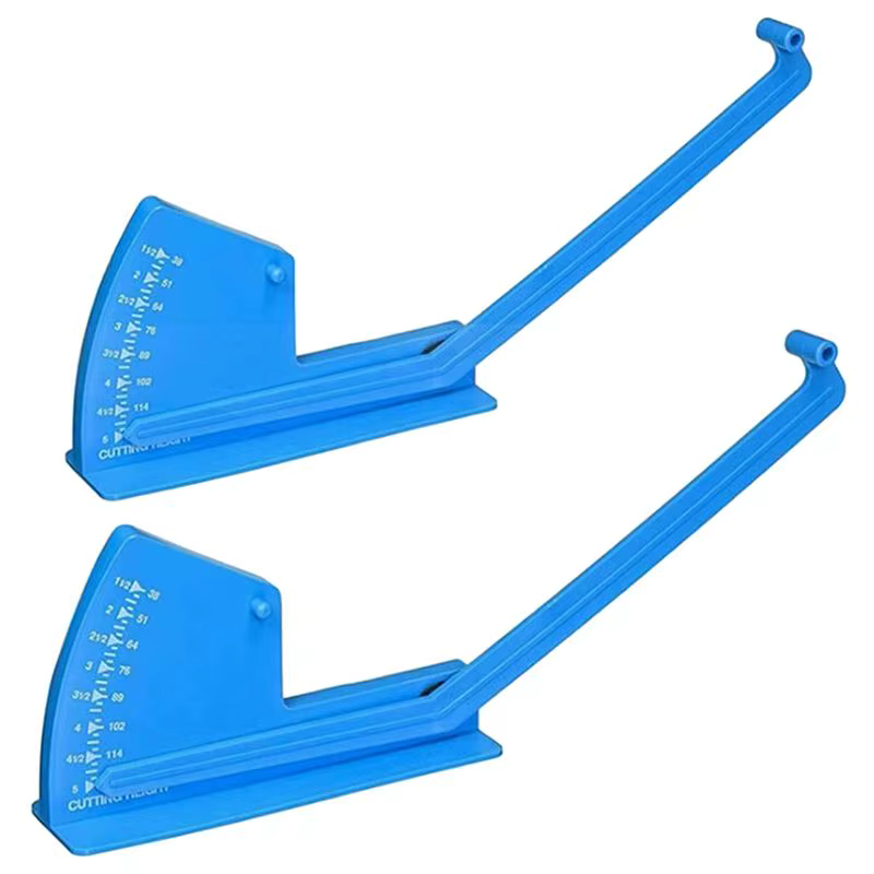 Jauge de nivellement de plateau de coupe (lot de 2) – Outil de mesure de profondeur pour tondeuse et