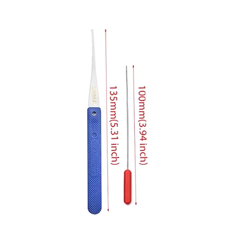 Ensemble de serrures en acier inoxydable, 12 pièces, fournitures, clé cassée, extracteur automatique