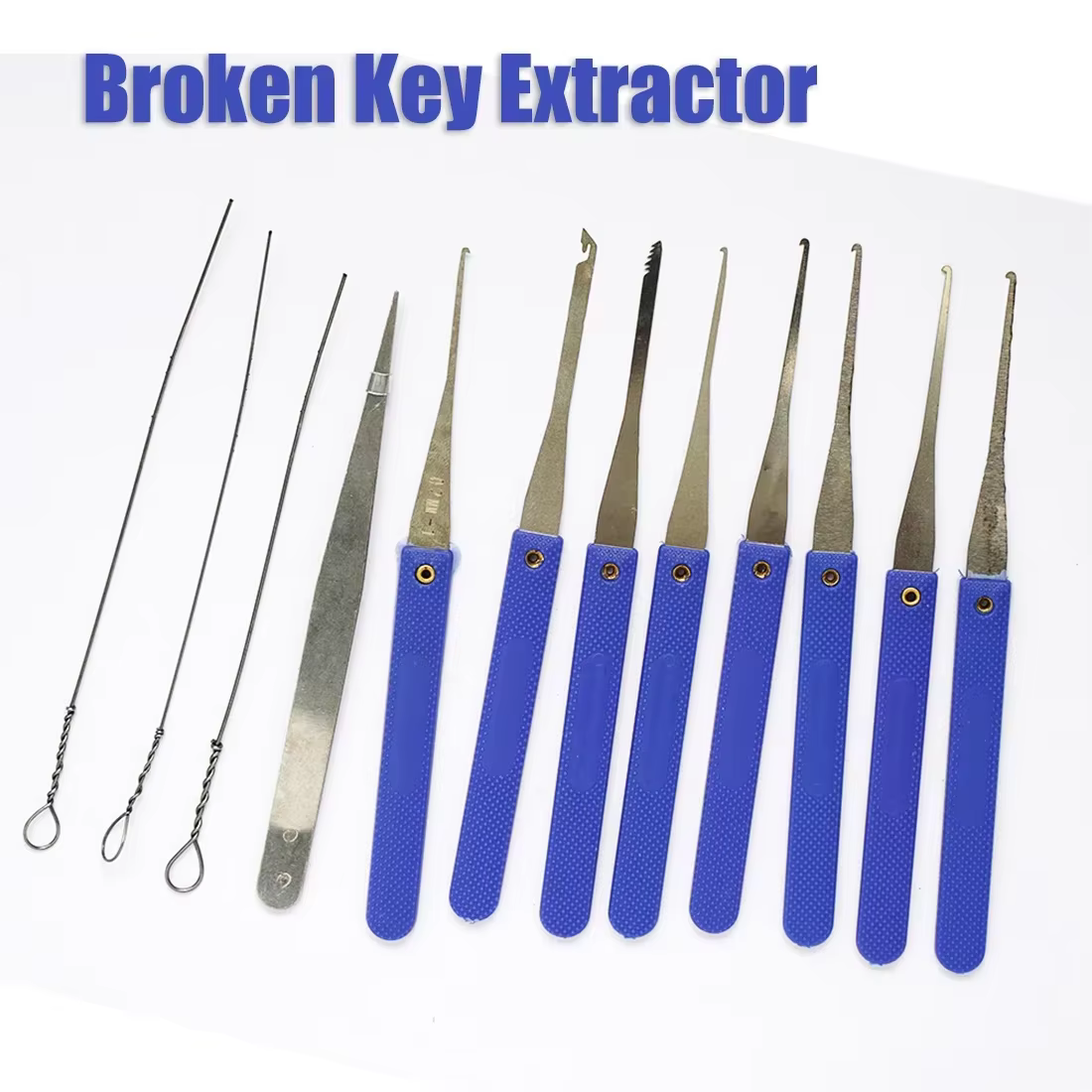 Ensemble d'outils d'extraction de clés domestiques – Kit de réparation de serrures tout-en-un avec c