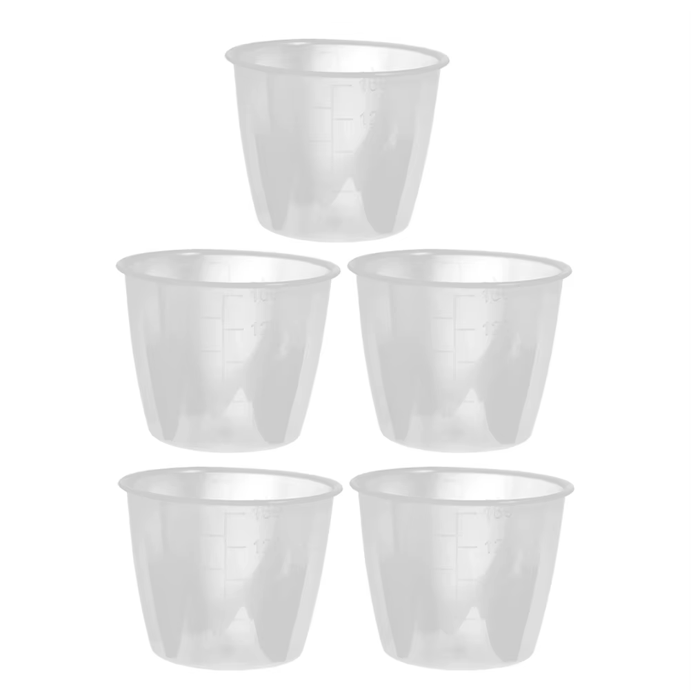 5 tasses à mesurer pour le riz en plastique transparent avec échelle claire pour une mesure précise 