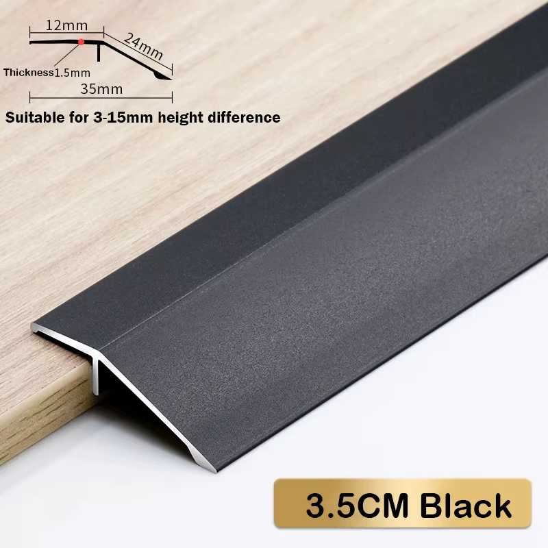 Barres de nivellement en alliage d'aluminium, bandes de jointure pour carrelage, barres de bordure d