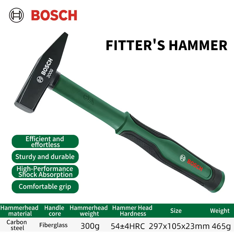 Marteau industriel BOSCH de 12 pouces, acier à haute teneur en carbone, poignée antidérapante absorb