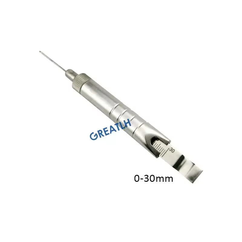 Jauge de profondeur 0mm à 30mm /60mm/40mm/90mm, Instruments chirurgicaux vétérinaires orthopédiques