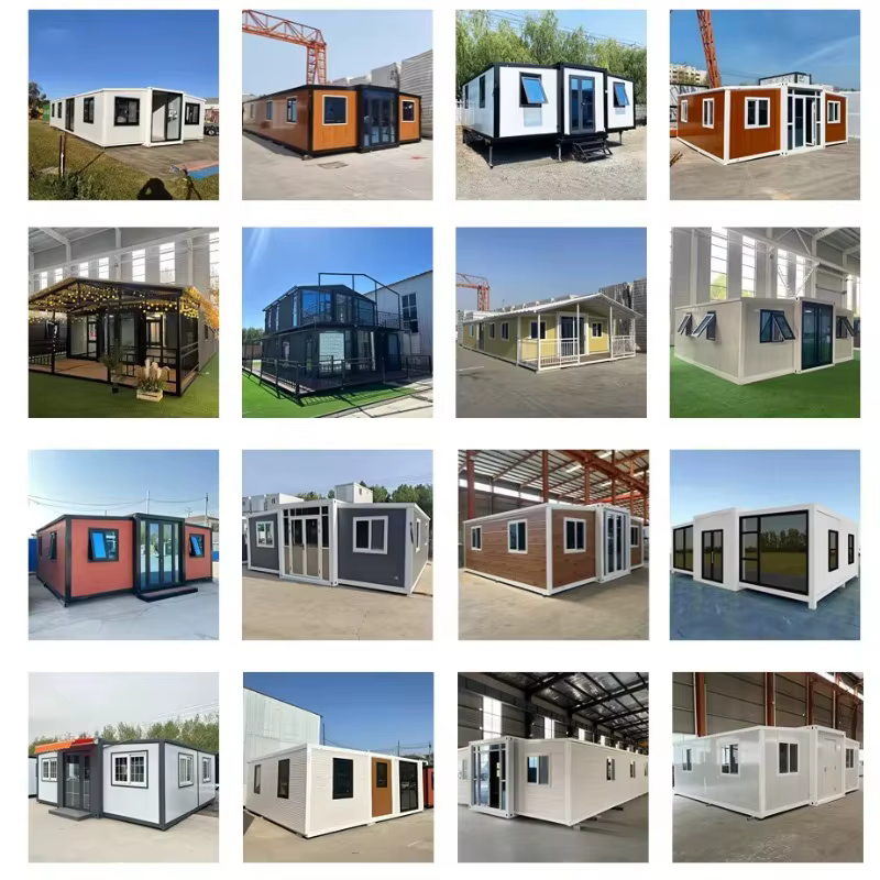 Maisonnette mobile moderne pliable sur mesure, entrepôt pliable préfabriqué, hangar de jardin, conte