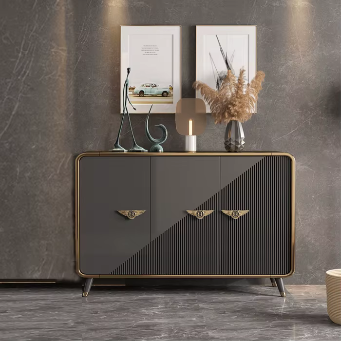 Meuble de rangement de luxe pour chaussures, étagère de présentation pour entrée, organisateur de ch