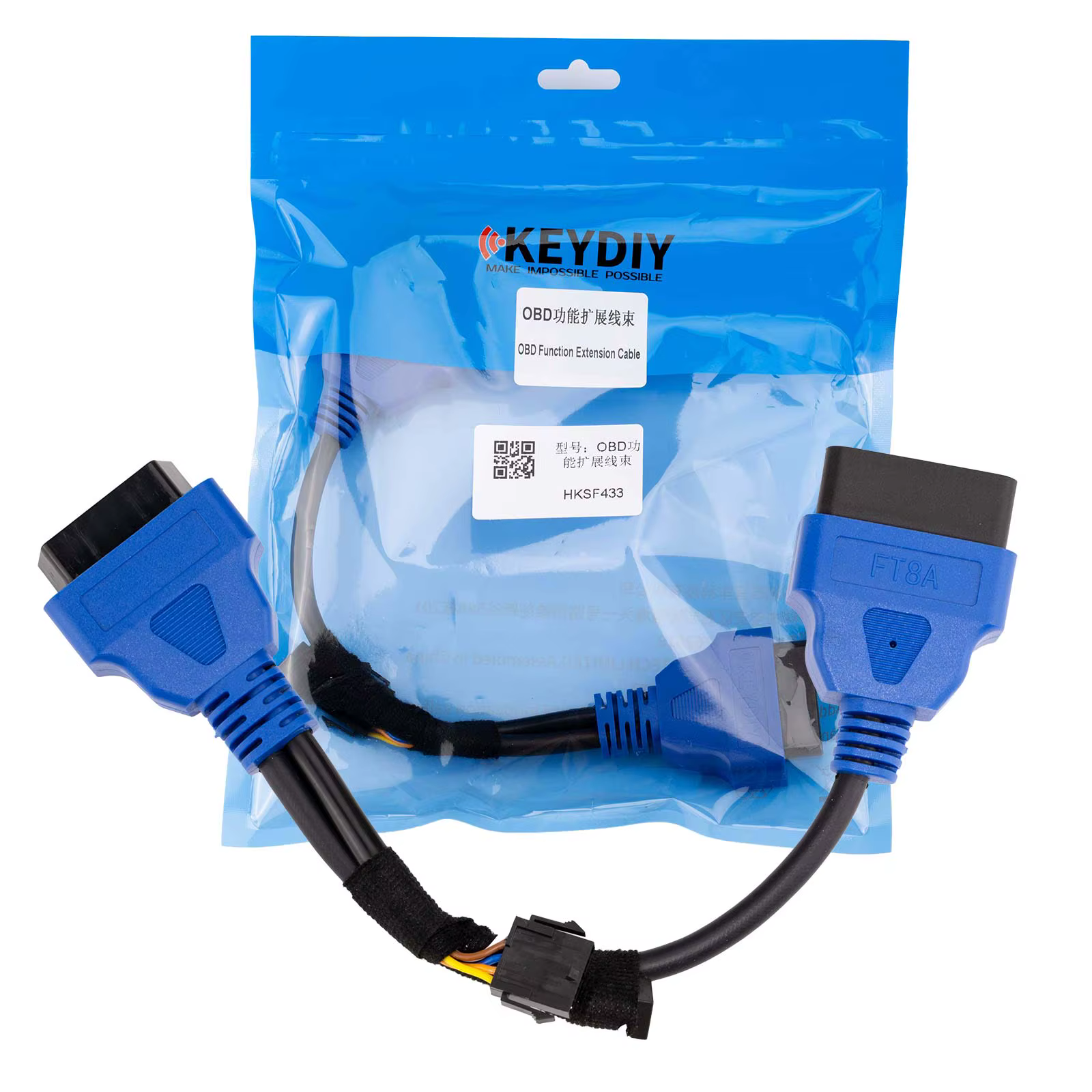 Câble d'extension de fonction OBD KEYDIY pour Ford (modèles après 2018) – Idéal pour toutes les clés