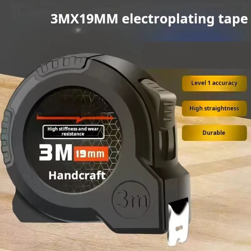 Mètre ruban anti-chute en acier inoxydable de 3/5/7,5/10 mètres pour la construction et la mesure à 