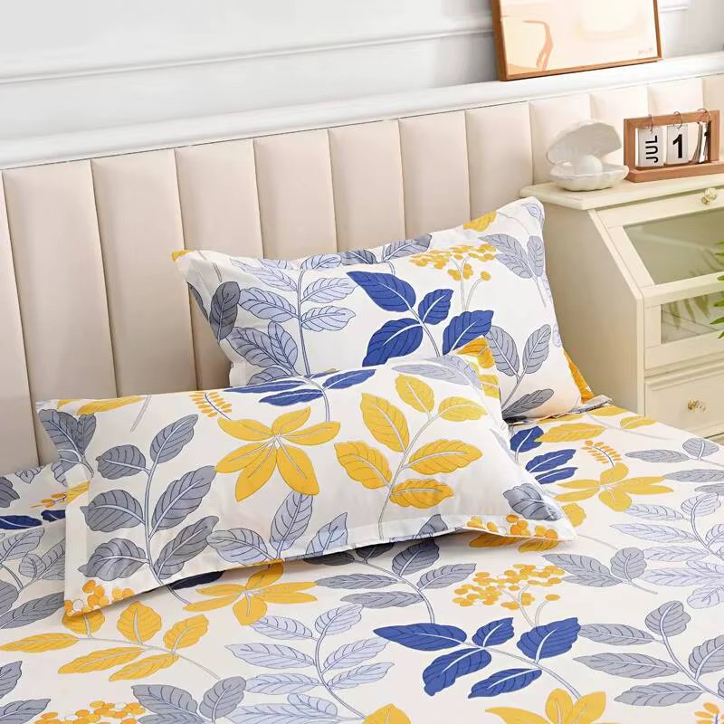 Taie d'oreiller de literie avec motif de fleurs personnalisable, chambre adulte, décoration de la ma