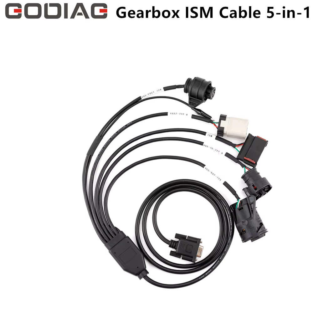 GODIAG – jeu de câbles 5 en 1 pour boîte de vitesses ISM, pour Mercedes Benz VGS-FDCT 724/ VGS2-722.