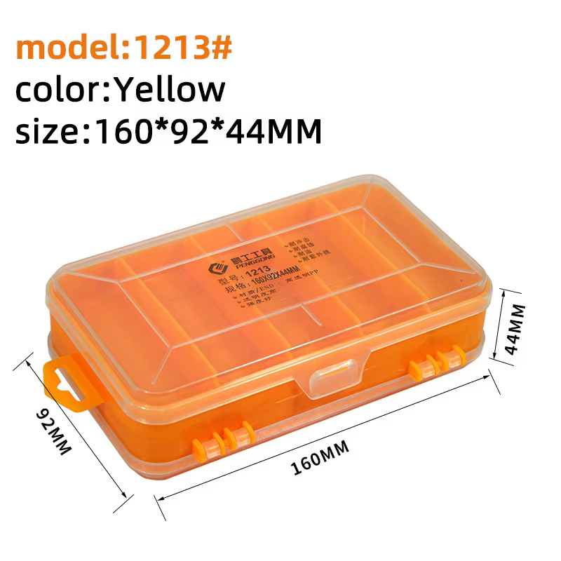 Boîte d'Évaluation de Quincaillerie Double Face, Boîte à Outils Multifonctionnelle en Plastique, pou
