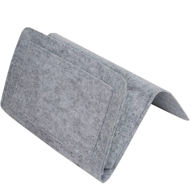 Sac de rangement suspendu en feutre pour dortoir, lit, canapé, chambre, tapis – Idéal pour CD, magaz