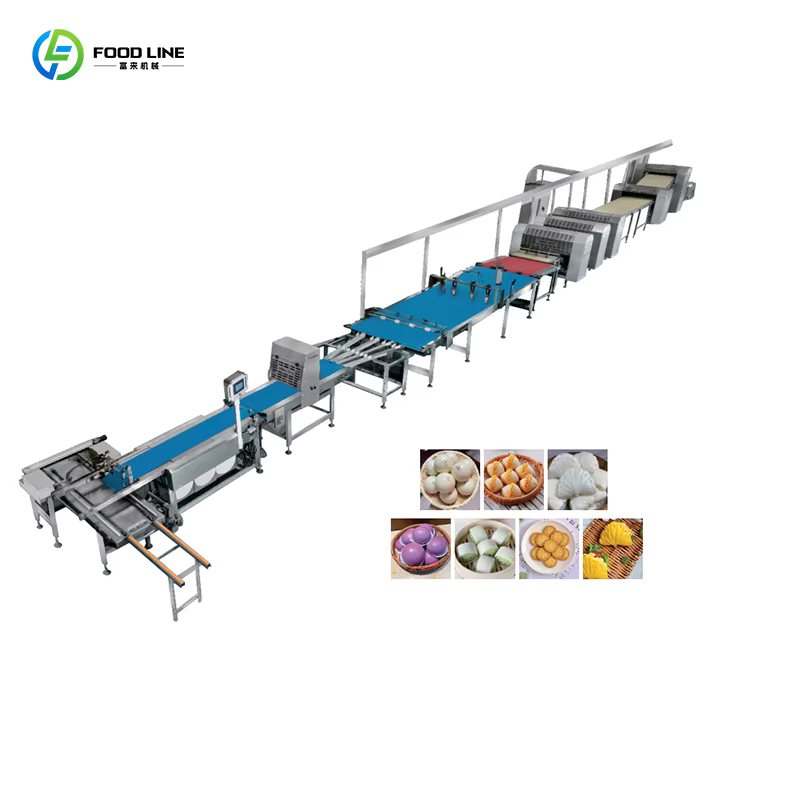 Ligne de production de croissants, équipement de boulangerie pour la pâte à croissants, machine à ro