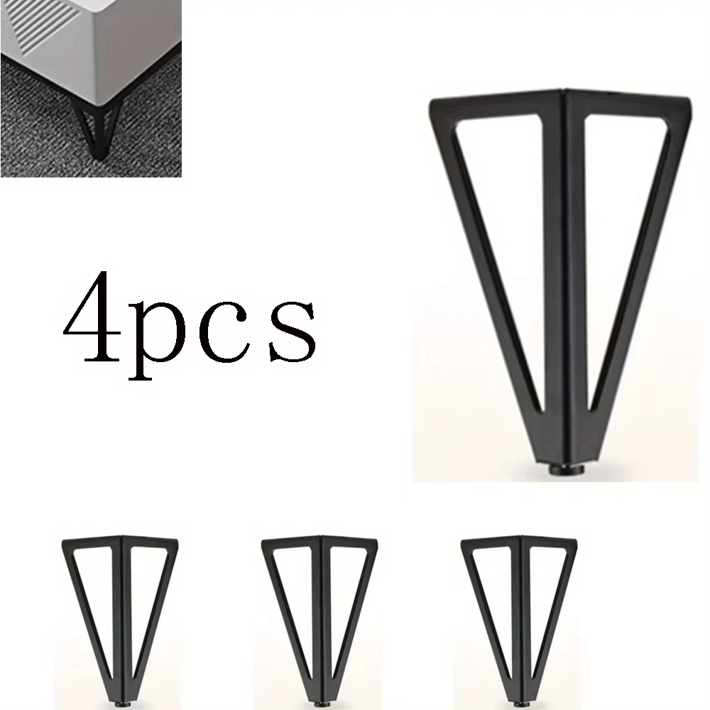 4 pièces pieds de meubles pieds de meubles en métal robuste pieds de Table d'armoire pieds d'armoire