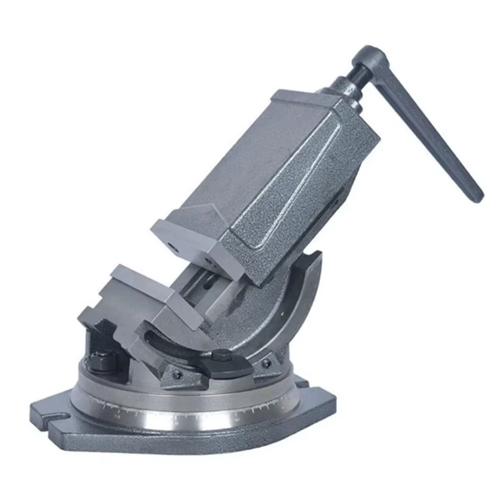 Pince Plate Solide à Angle Inclinable de 4 Pouces, Résistante à 360, Étau Conique de Précision à Dis