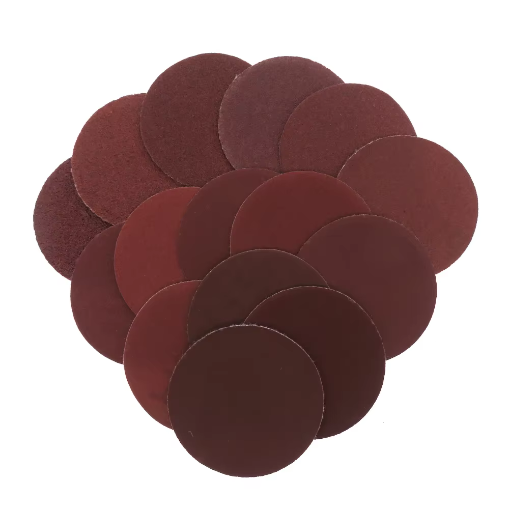 Abrasifs en Papier de Verre de Forme Ronde, Outil de Polissage pour le Polissage du Bois, Grain 60-2