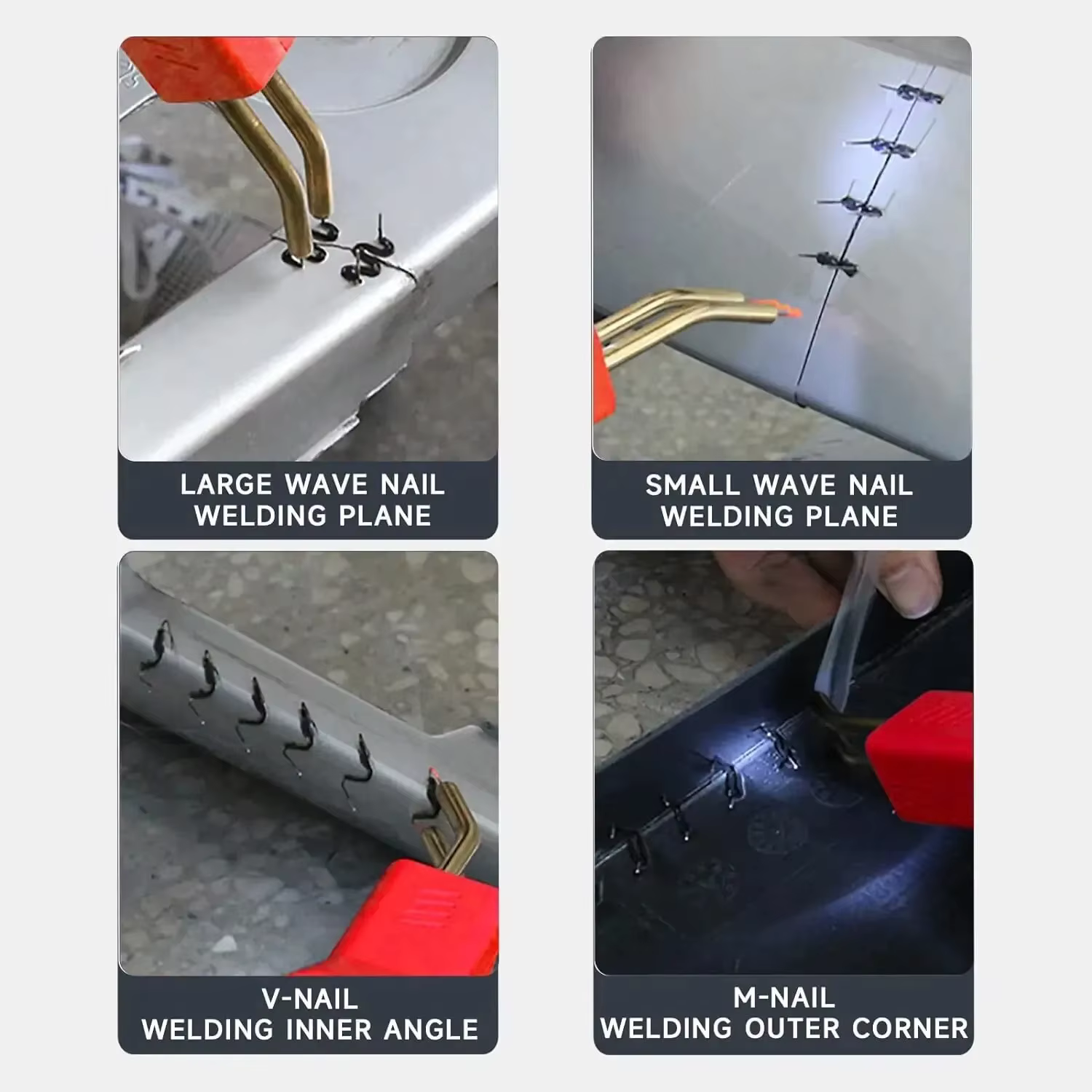 Soudeurs en plastique pratiques 50W, outils de Garage, agrafeuses à chaud, Machine de réparation d'a