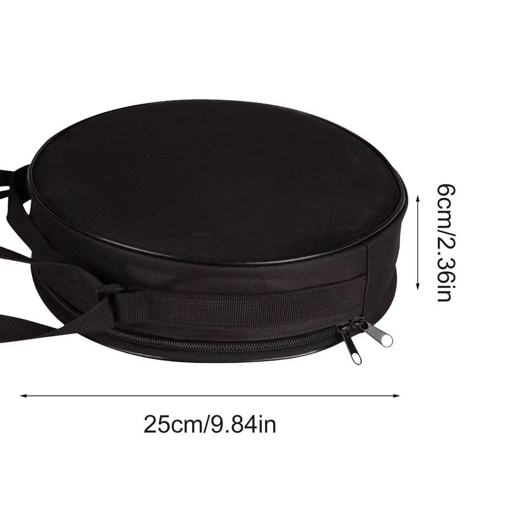 Pochette de rangement pour tabouret rond avec poignée, sac de transport portable pour tabouret plian