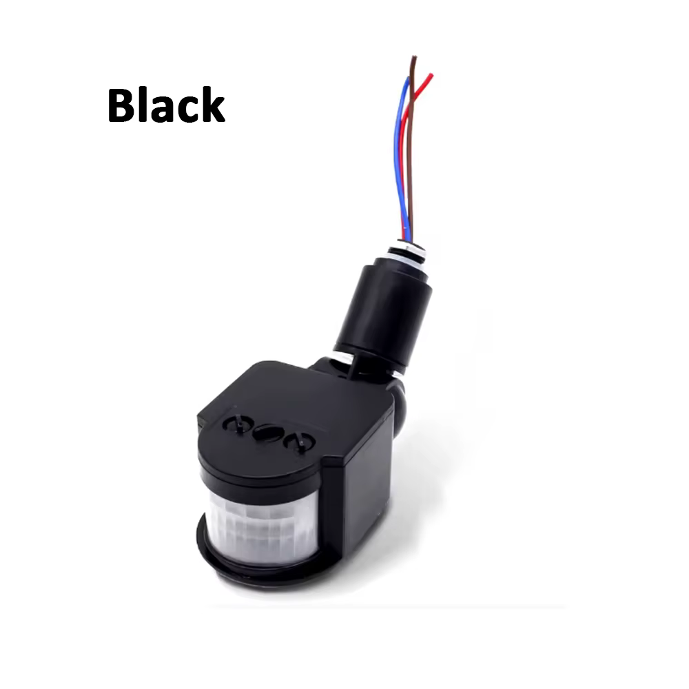 Capteur de mouvement LED 220V 110V 12V, détecteur de mouvement PIR infrarouge automatique, minuterie