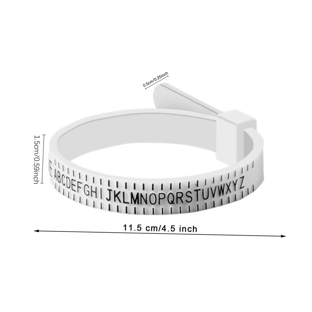 Instrument de mesure de la taille de bague (1 pièce) – Outil de mesure de la taille de doigt pour ho