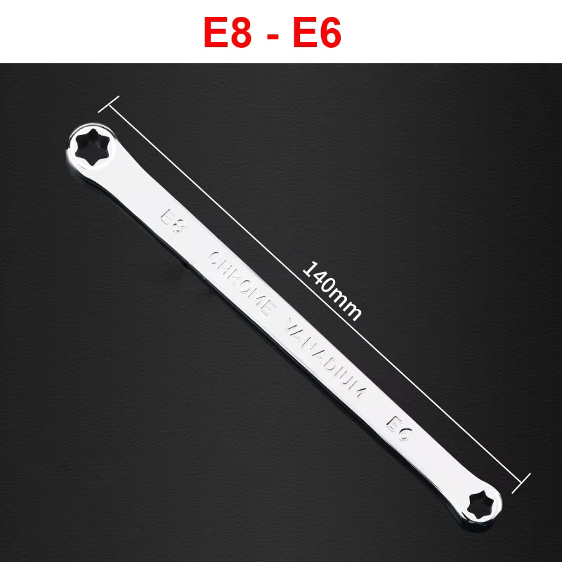 E-torx clé à boîte E6 E8 E10 E12 E14 E18 E20 E24 Torx ensemble clé à anneau outils clé étoile
