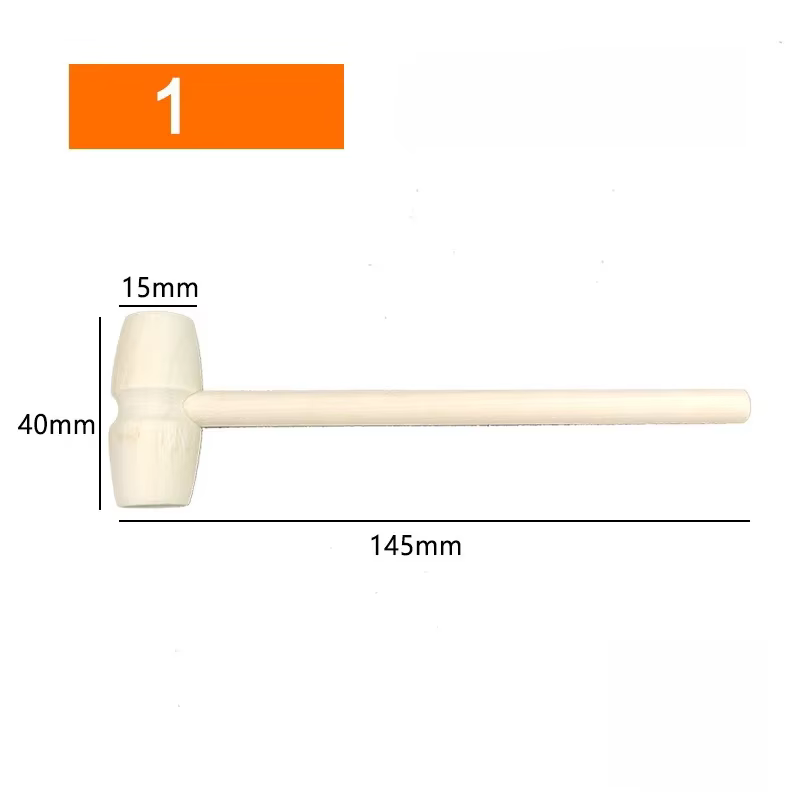 Mini marteau anti-chute en bois, jouet multifonctionnel pour enfants, homard, crabe, bricolage artis