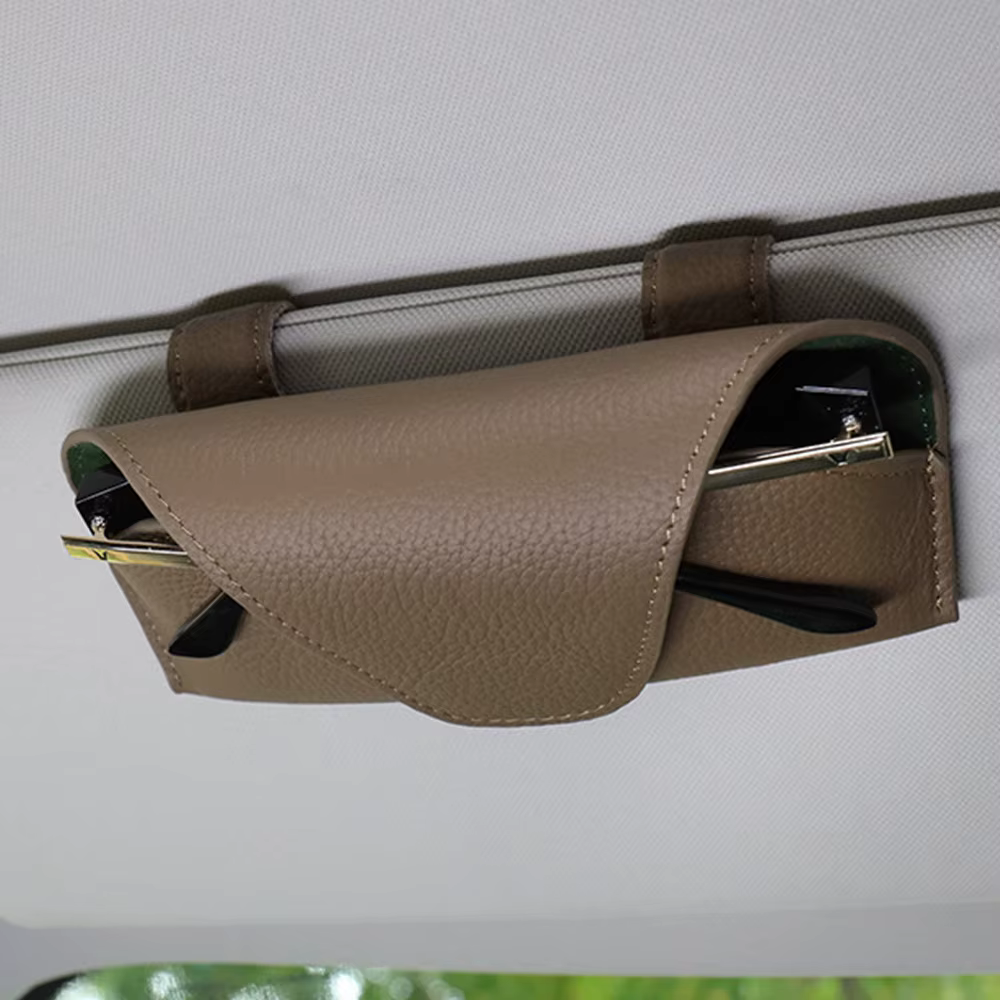 Stockage de lunettes de voiture pour pare-soleil automatique universel, supports de rangement de lun
