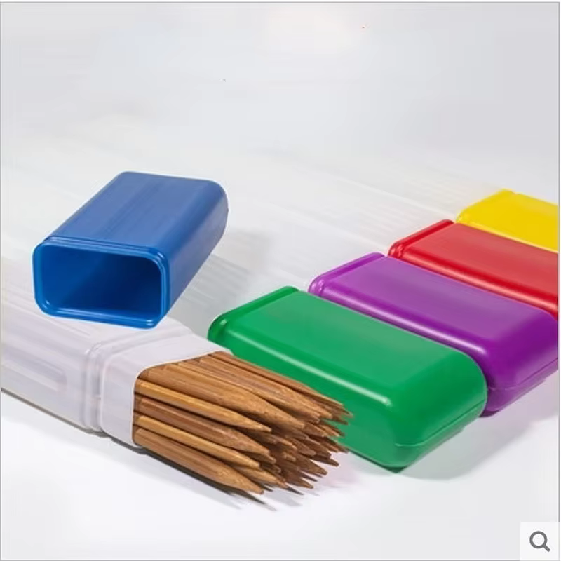 Ogo Illac-Boîte de rangement pour crochet, outils de couture, tissage droit, en plastique