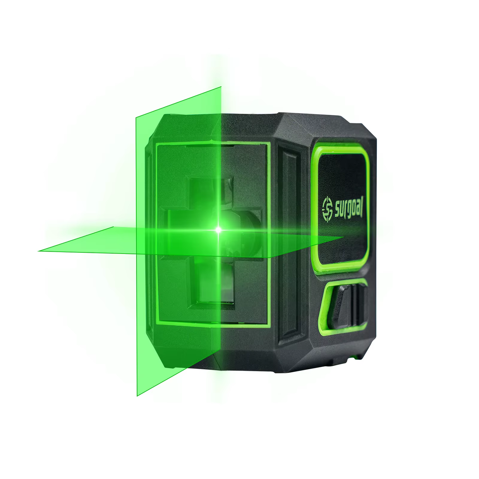 Niveau laser de précision 2 mm/5 m, laser vertical et horizontal, laser vert, niveau laser à 2 ligne