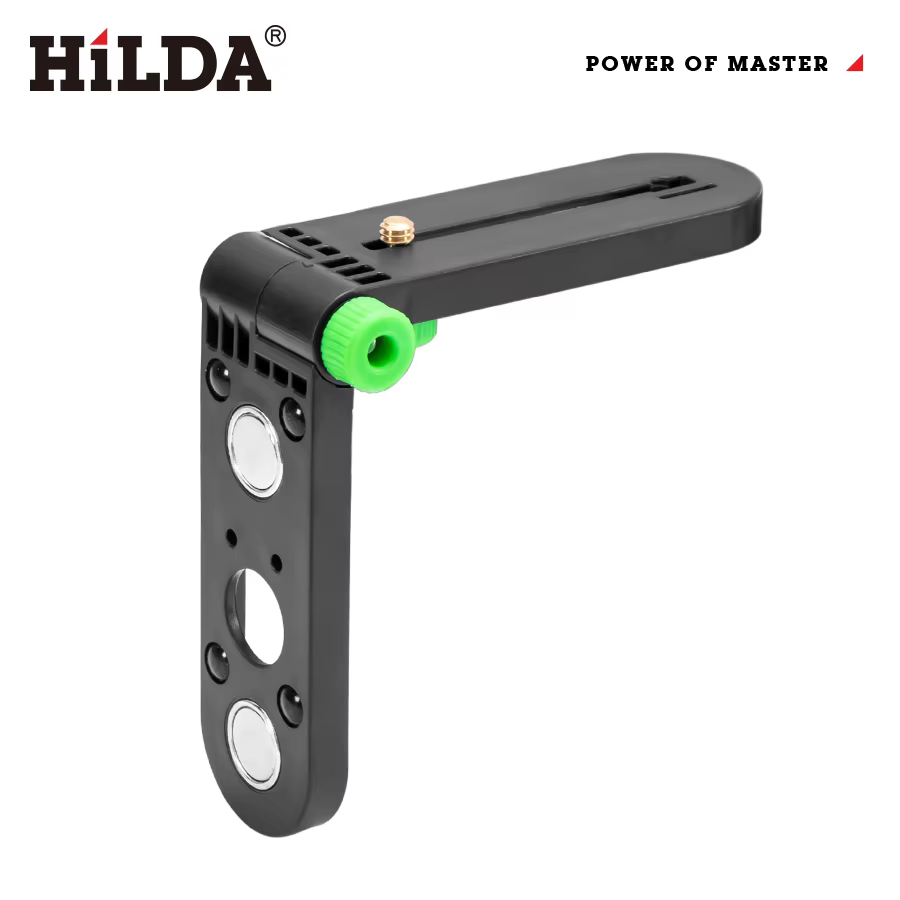 HILDA Mini support mural de niveau laser réglable 180 ° Support mural pour niveaux Laser à filetag