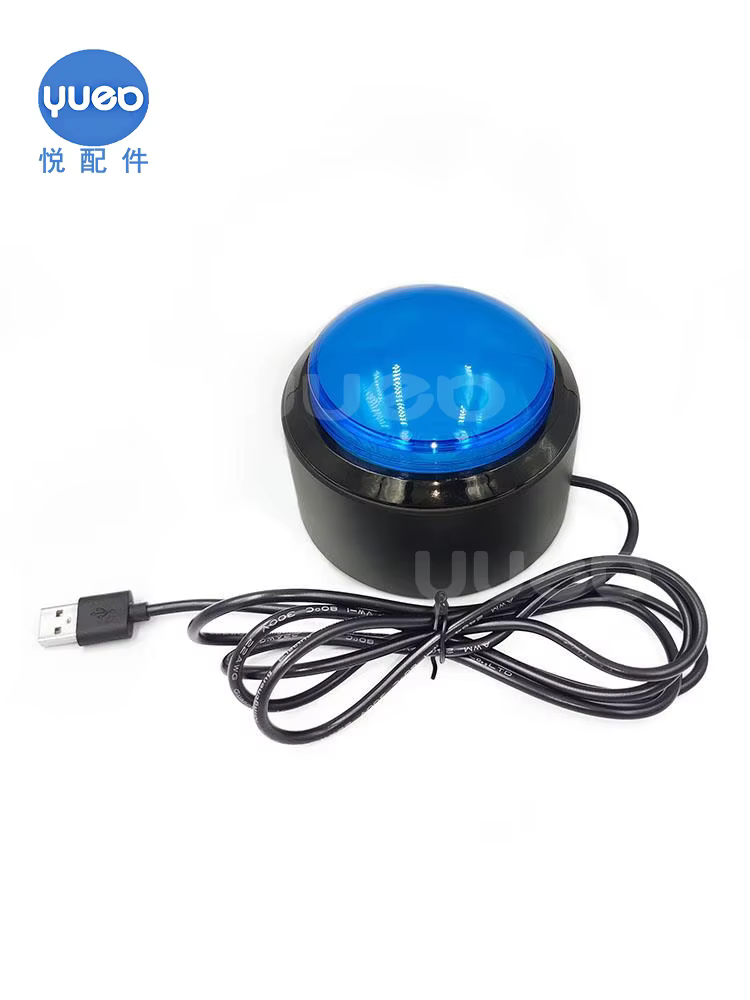 Bouton de loterie USB 100mm, grand bouton Buzzer, tirage de loterie, bouton de souris gauche, espace