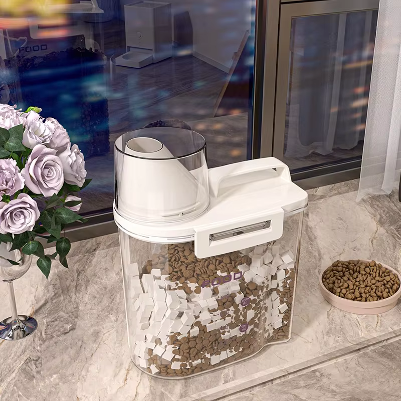 Boîte de rangement scellée pour aliments pour animaux de compagnie, conservation sous vide, précieus