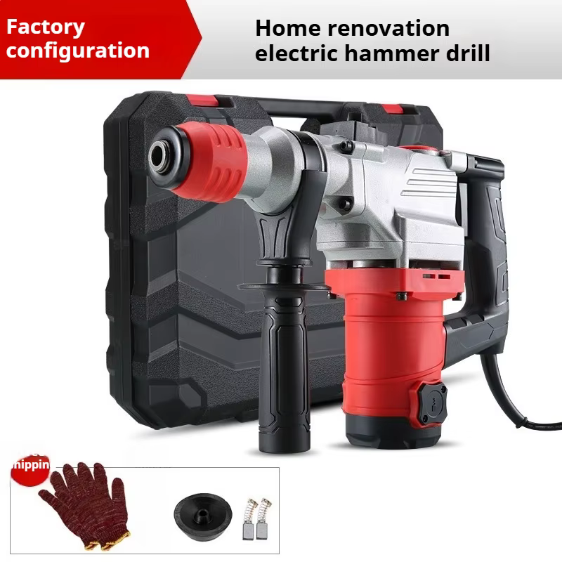 Marteau perforateur électrique multifonctionnel 2200W 220V 3300/min Haute puissance Portable Qualité