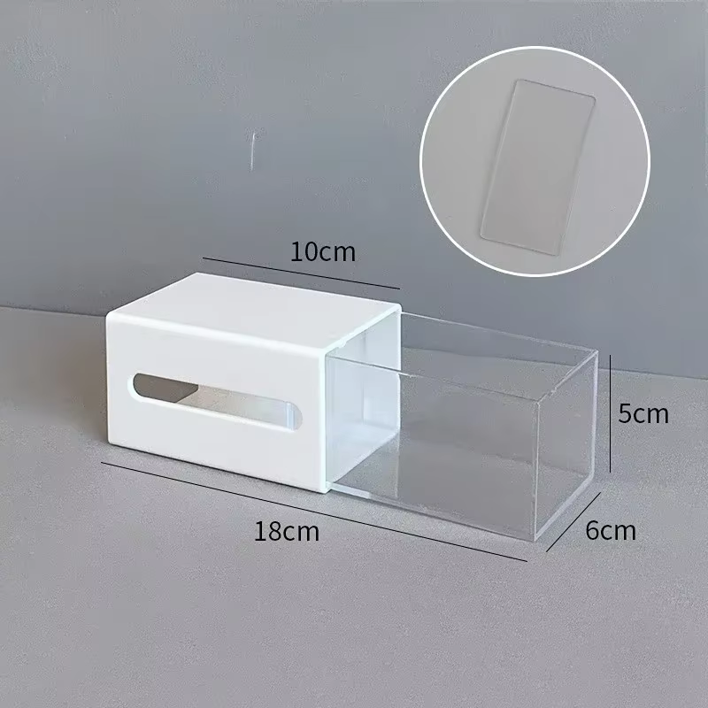 Boîte de rangement murale pour salle de bain, cosmétiques, cotons-tiges, bijoux, articles divers, pi