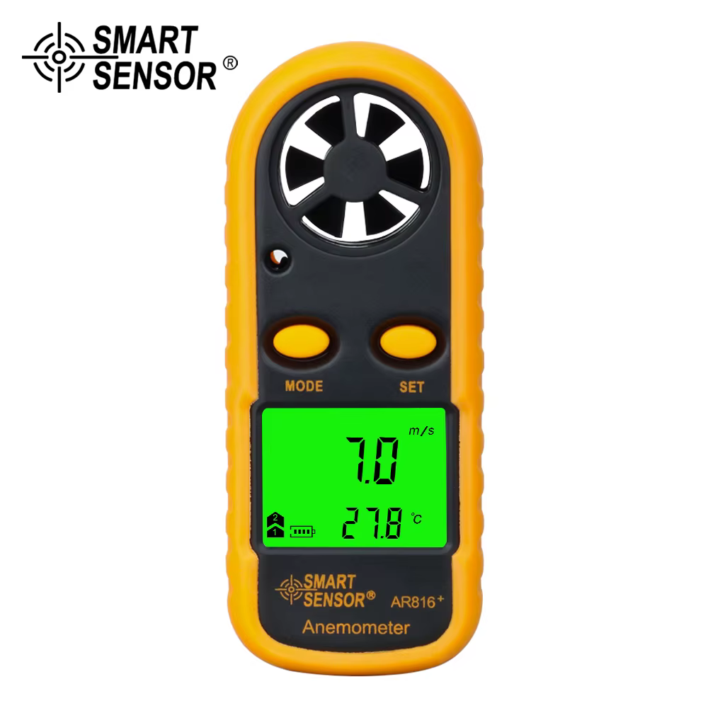 Therye.com-Jauge de vitesse du vent portable, anémomètre, compteur de vitesse du vent, testeur, inst