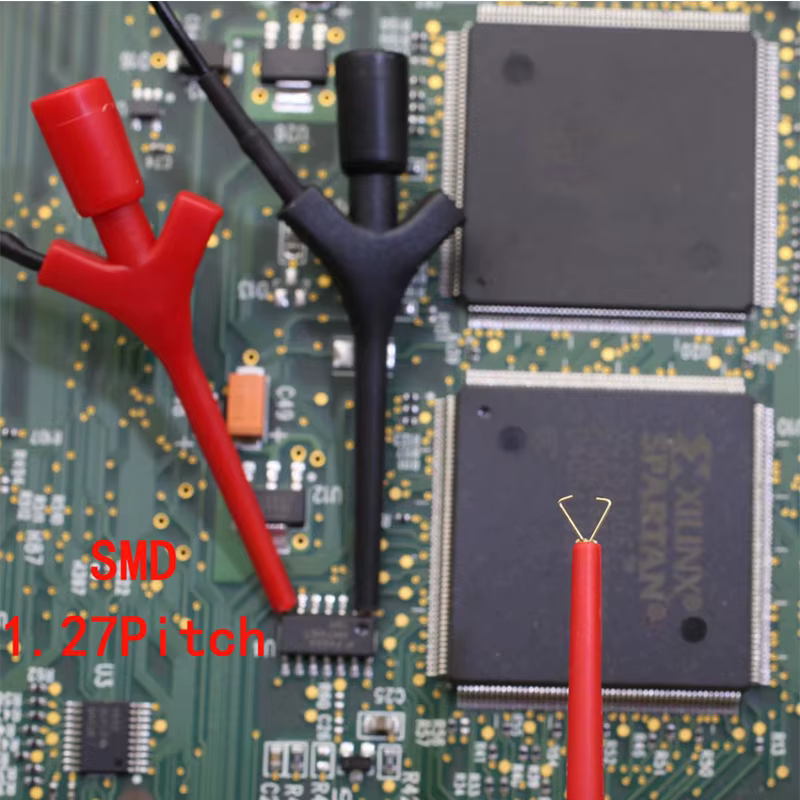 Câble de fils de Test multimètre, prise de 2mm, Clip de Test IC rapide Miniature