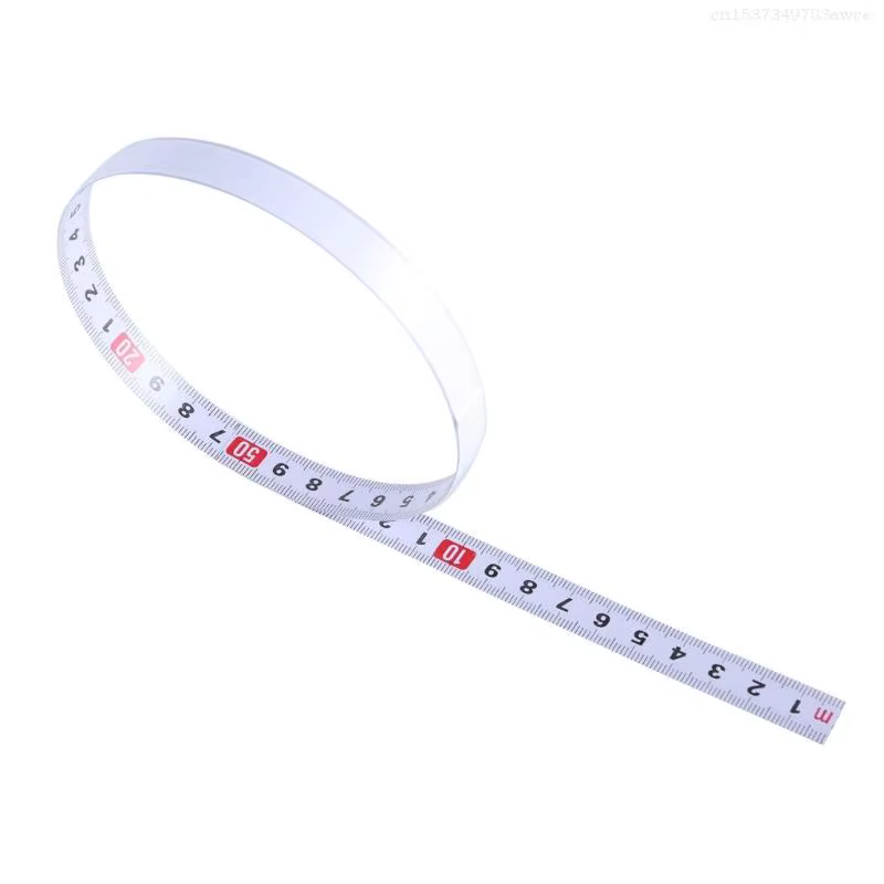 à mesurer en onglets, règle métrique auto-adhésive 13mm largeur, outil mesure F0T6