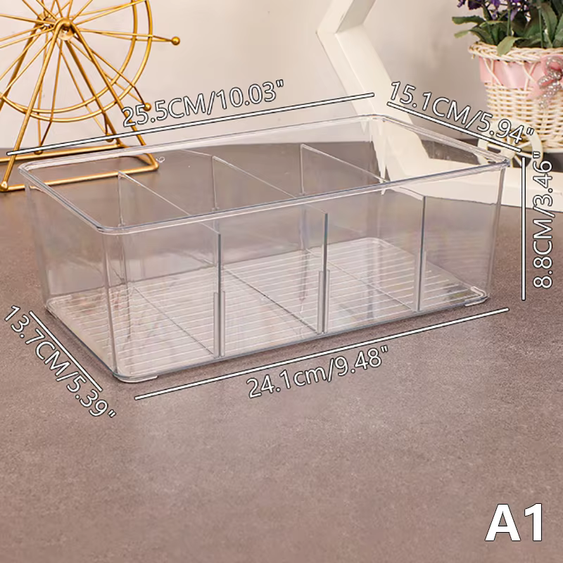 Boîte de rangement de sachets de thé, boîte de rangement multifonctionnelle de bureau avec couvercle