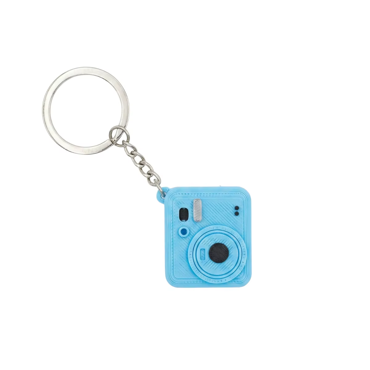 Porte-clés photo, mini porte-clés pour appareil photo instantané avec anneau métallique robuste