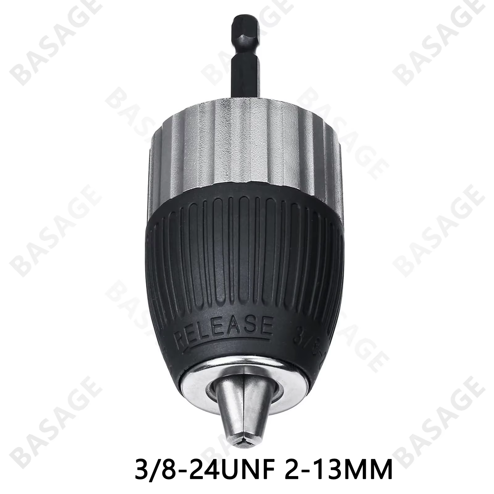 Mandrin de perceuse électrique 1.5-13mm, autobloquant sans clé, accessoires d'outils de pilote 3/8-2