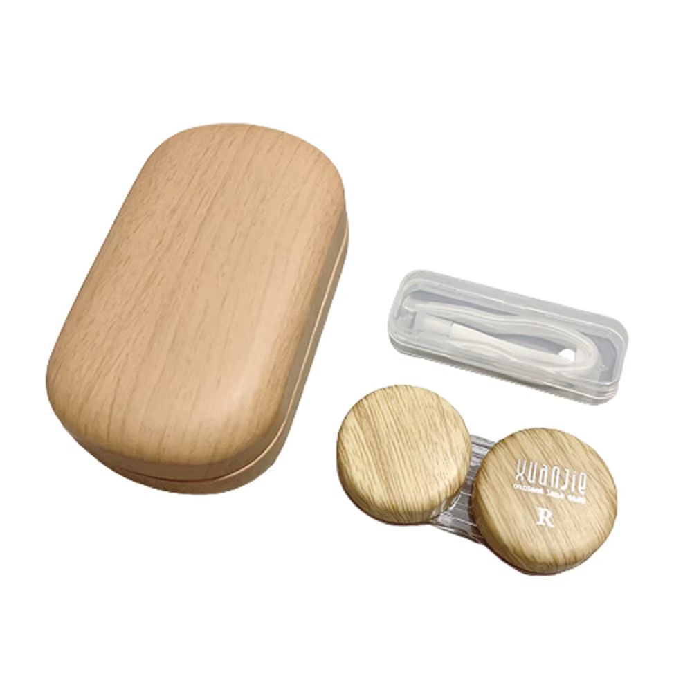 Boîte de rangement pour lentilles de contact avec miroir, kit de voyage, étui pour lentilles de cont