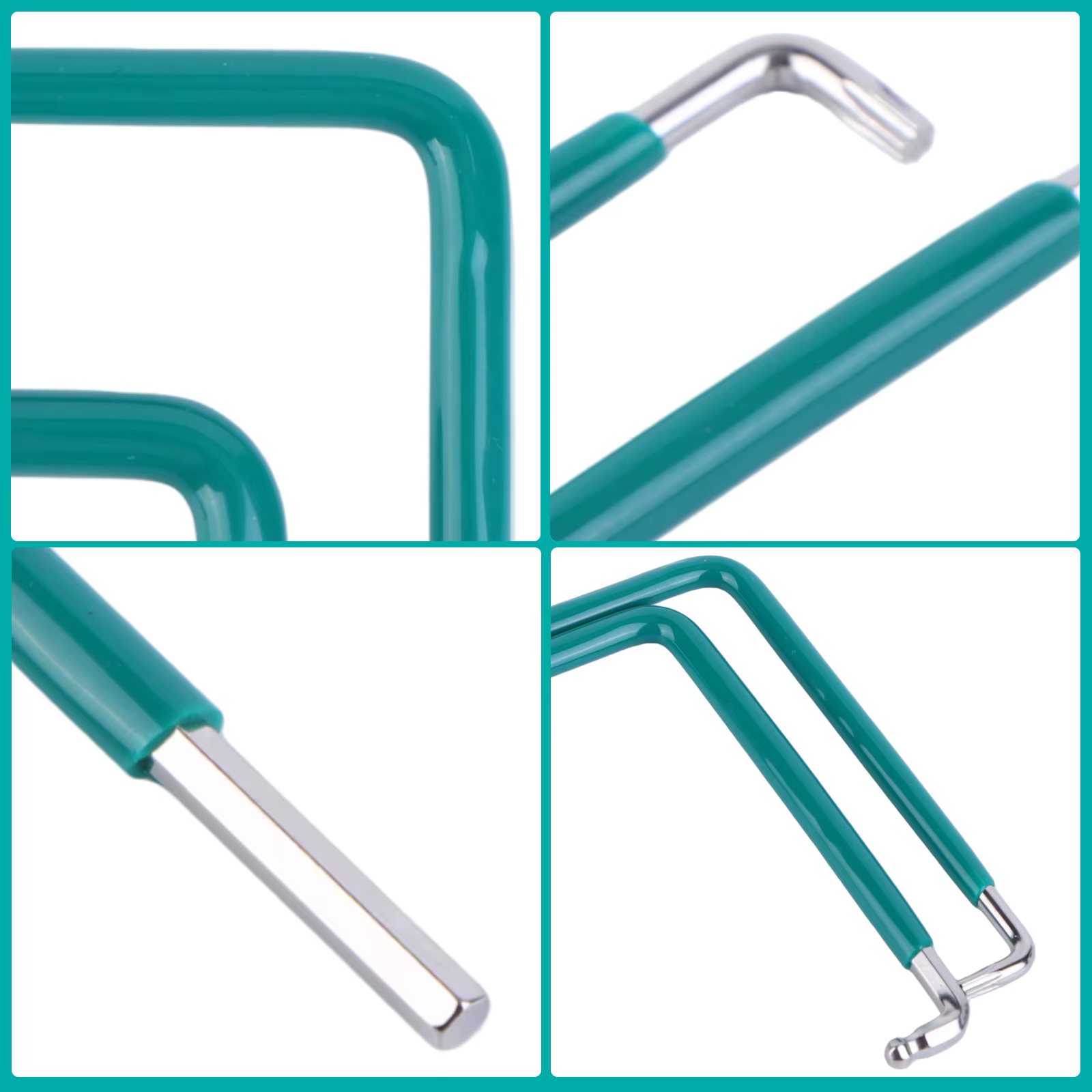 Lot de 2 outils de montage de fenêtre avec clés Torx 15/4 mm hexagonales et à tête sphérique pour un