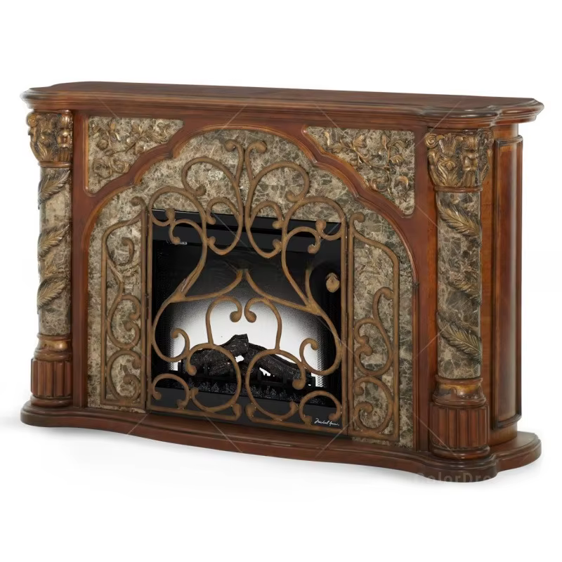 Meubles de salon, cadre sculpté en bois massif fait à la main, décoration antique