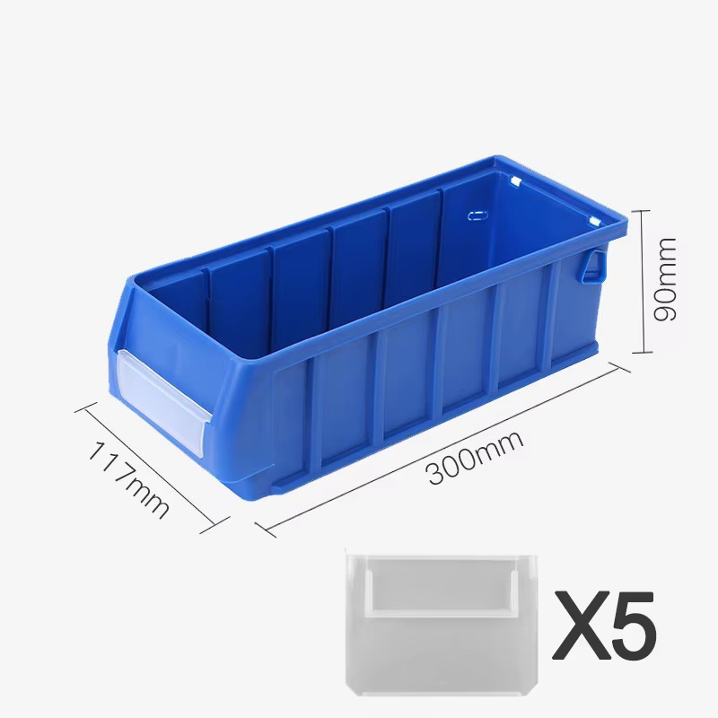 Boîte de rangement pour outils, boîte à vis, coffre de rangement en polyéthylène haute densité, orga