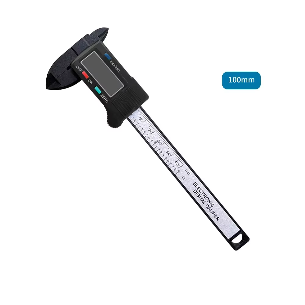 Micromètre numérique électronique à affichage LCD, calibre 150mm 100mm, outil de mesure en Fiber de 