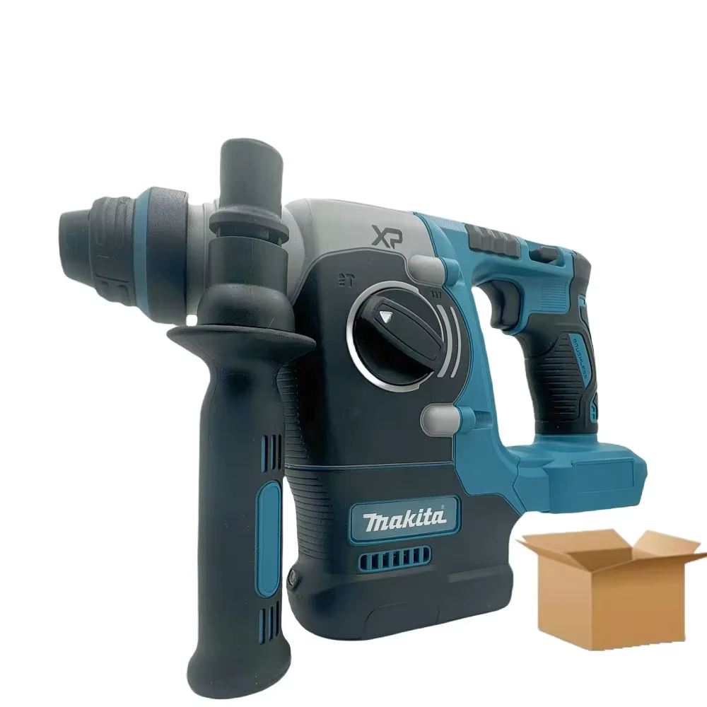 Makita - Perceuse à percussion rotative sans balais 18V, marteau électrique sans fil pour béton/méta