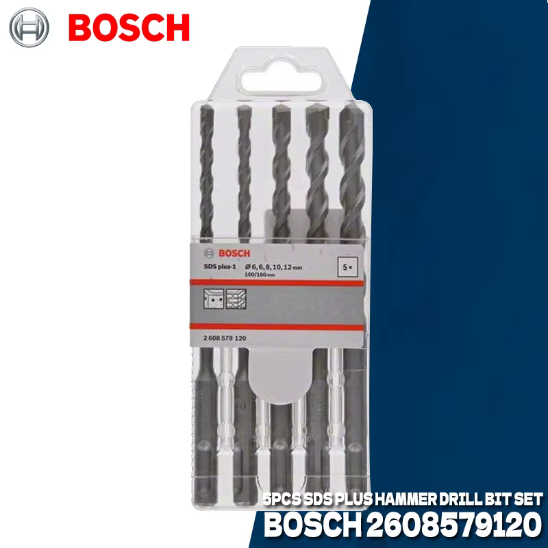 BOSCH SDS Plus-5X jeu de forets à percussion 5 pièces forets professionnels Bosch accessoires pour m