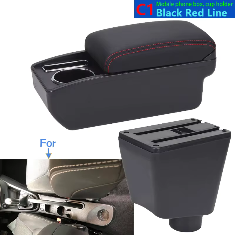 Accoudoir pour Renault Clio 4, accoudoir pour Renault Captur Clio 3 III IV, boîte de rangement autom