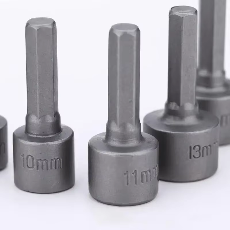 9 pièces/ensemble 5mm-13mm douilles hexagonales manchon buses écrou tournevis ensemble Schroevendraa