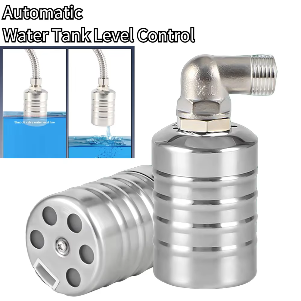 Vanne à Bille Flottante en Acier Inoxydable, Contrôle existent du Niveau d'Eau, 1/2, 3/4, Précieux, 